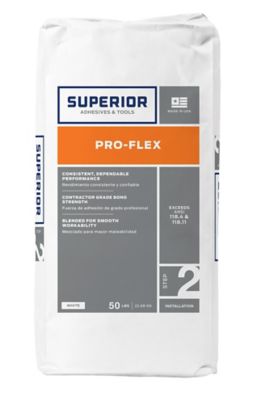 Superior Pro-Flex Latex Fortified Thinset Mortar White - 50 lb.