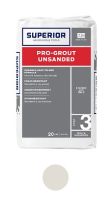 Superior Standard White Unsanded Grout - 20lb