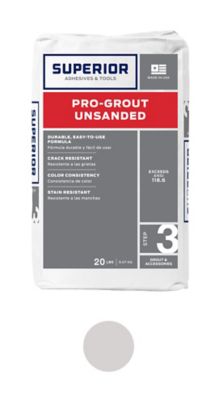 Superior Whisper Grey Unsanded Grout - 20lb