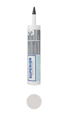 Superior Whisper Grey 100% Silicone Caulk - 10.5oz