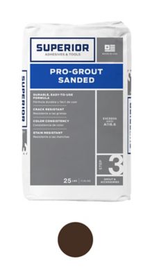 Superior Pro-Grout Umber Sanded - 25 lb.