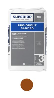 Superior Pro-Grout Terra-Cotta Sanded - 25 lb.