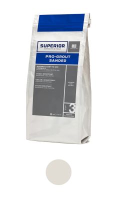 Superior Sanded Pro-Grout White - 8 lb