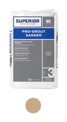 Superior Sanded Pro-Grout Milk Chocolate - 25 lb