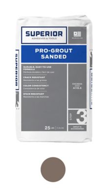 Superior Sanded Pro-Grout Mocha - 25 lb