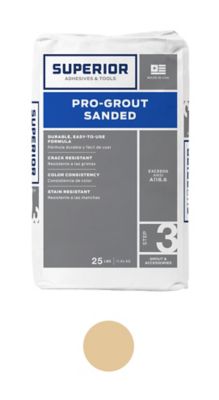 Superior Sanded Pro-Grout Linen - 25 lb