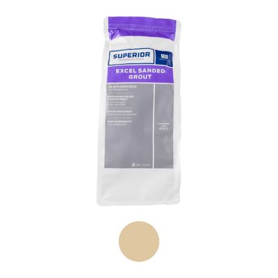 Superior Excel Linen Sanded Grout - 8lb