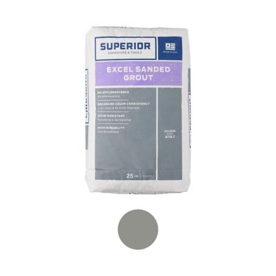 Superior Excel Natural Sanded Grout - 25lb