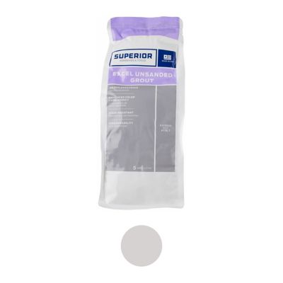 Superior Excel Whisper Grey Unsanded Grout - 5lb