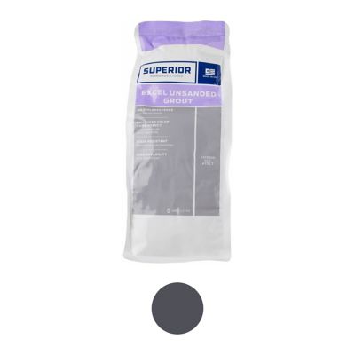 Superior Excel Charcoal Unsanded Grout - 5lb