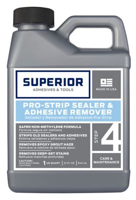 Superior Pro-Strip Sealer & Adhesive Remover - 1 Quart