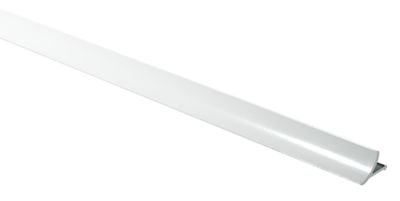 DURAL White Powder Coated T-Cove - 5/8 in