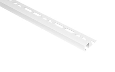 DURAL White Powder Coated Square Edge - 11/32 in