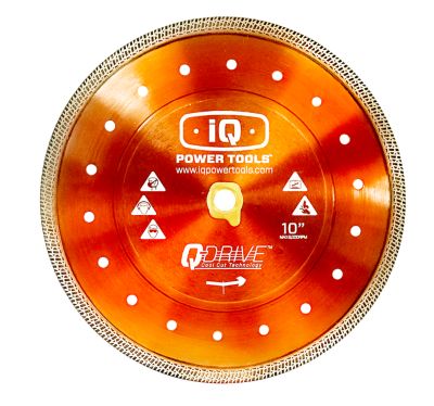 IQ Q-Drive Dry Cut Combo Blade - 10 in.