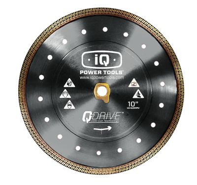 IQ Q-Drive Dry Cut Hard Saw Blade - 10 in.