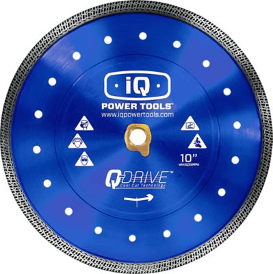 IQ Q-Drive Dry Cut Soft Saw Blade - 10 in.