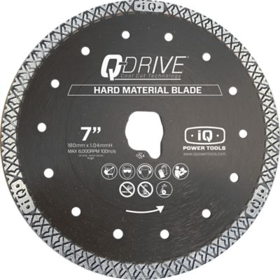 IQ Q-Drive Dry Cut Hard Saw Blade - 7 in.