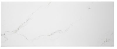 Calacutta Bianco Gloss Ceramic Wall Tile - 8 x 20 in