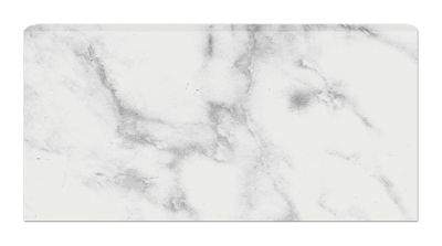 Carrara Gris REL Single Bullnose Long Side Ceramic Wall Tile - 4 x 8 in.