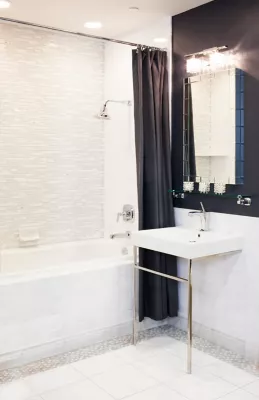 Carrara Gris REL Single Bullnose Long Side Ceramic Wall Tile