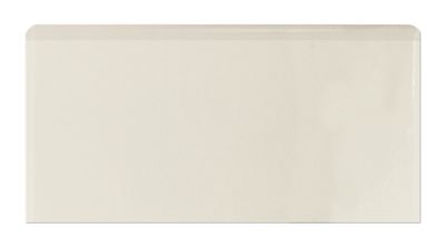 Imperial Bone Crazed Long Side Bullnose Ceramic Wall Tile - 4 x 8 in
