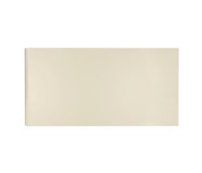 Imperial Ivory Gloss Short Side Bullnose Ceramic Wall Tile - 4 x 8 in.