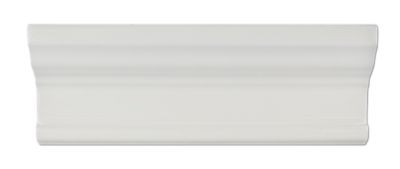 Imperial Ivory Gloss Cornice Ceramic Tile Fixture - 3 x 8 in.