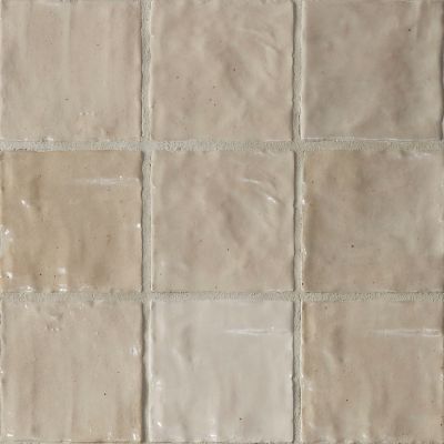 Riad White Ceramic Wall Tile - 4 x 4 in. - The Tile Shop