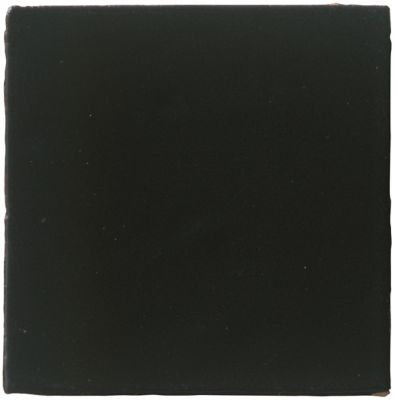 Zellige Black Gloss Ceramic Floor and Wall Tile - 4 x 4 in.