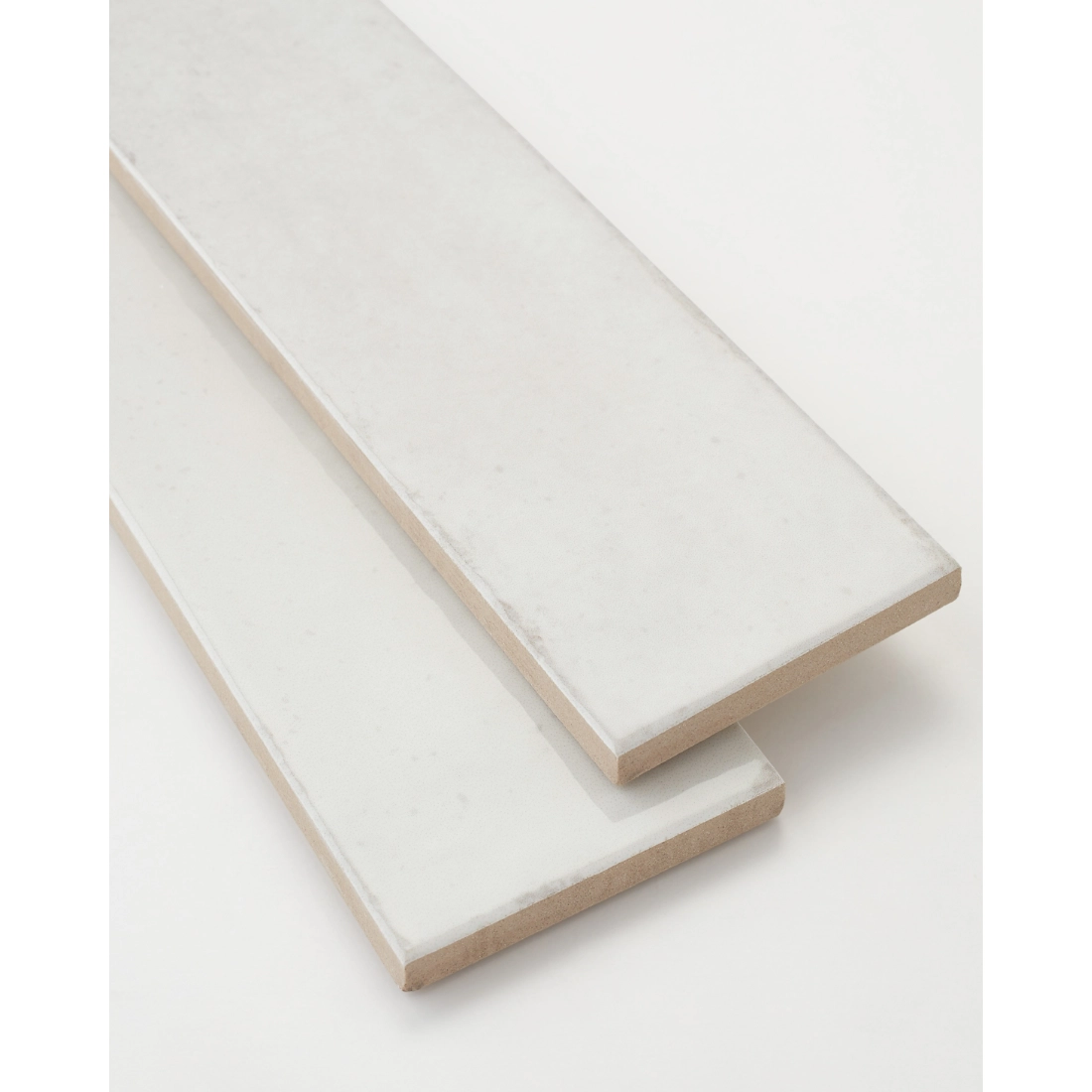 Tribeca Gypsum White Porcelain Wall Tile - 2.5 x 10 in. Tribeca Gypsum White Porcelain Wall Tile - 2.5 x 10 in.