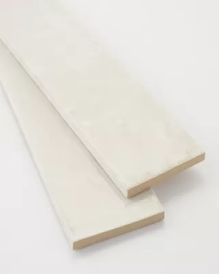 Look Bianco Porcelain Wall Tile - 2 x 10 in. - The Tile Shop