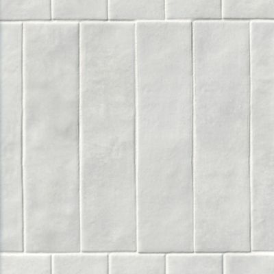 Argile Matte White Porcelain Wall and Floor Tile - 2.5 x 10 in.