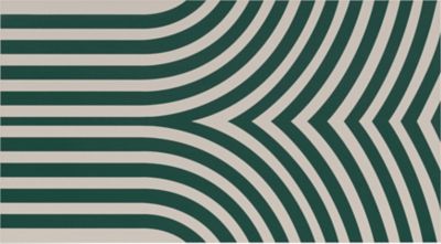 Elipse Verde Ceramic Wall Tile - 13 x 23 in.