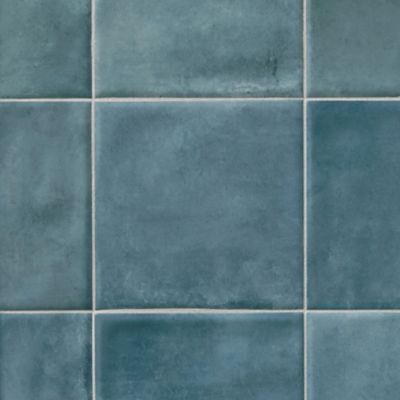 Marrakesh Blue Ceramic Wall Tile - 6 x 6 in.