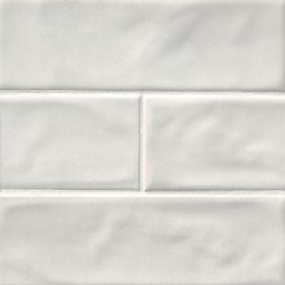 Verano White Ceramic Wall Tile - 4 x 12 in.