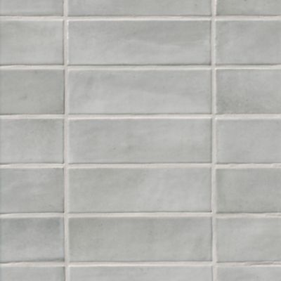 Coco Amber Grey Glossy Porcelain Wall  Tile - 2 x 6 in.