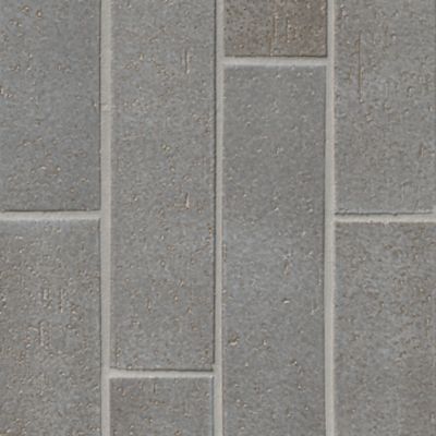 Klinker Grey Porcelain Wall and Floor Tile - 3 x 12 in.