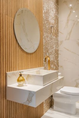 テテオページ Filetto Camel Ceramic Wall Tile - 18 x 47 in. - The Tile Shop