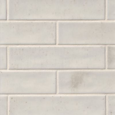 Home Brick Milk Porcelain Wall Tile - 2 x 10 in.