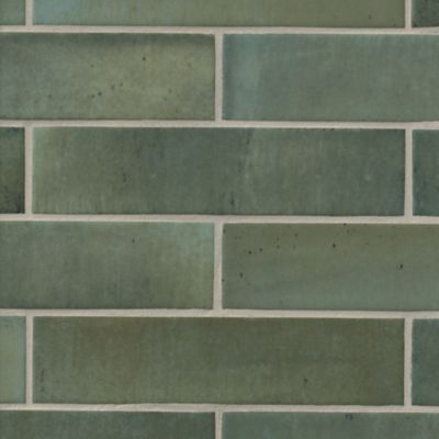 Home Brick Forest Porcelain Wall Tile - 2 x 10 in.