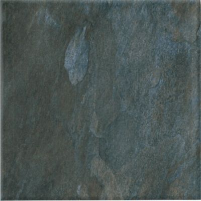 Splash Slate Blue Porcelain Wall and Floor Tile - 6 x 6 in.