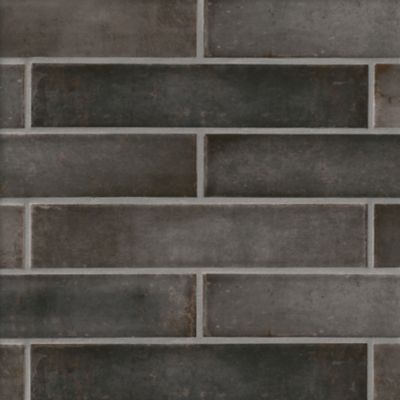 Nautalis Athracite Porcelain Wall Tile - 2 x 10 in.