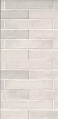 Nautalis White Ceramic Wall Tile - 2 x 10 in. - The Tile Shop