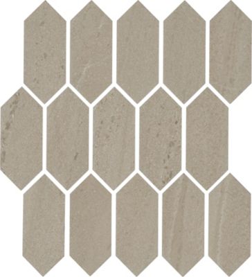 Moonstone Beige Picket Porcelain Mosaic Wall and Floor Tile - 12 x 12 in.