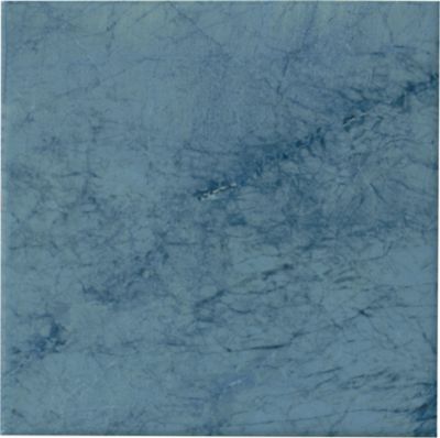 Seaside Blue Porcelain Wall and Floor Tile - 6 x 6 in.
