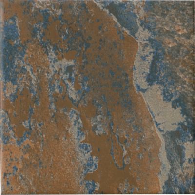 Laguna Blue Porcelain Wall and Floor Tile - 6 x 6 in.