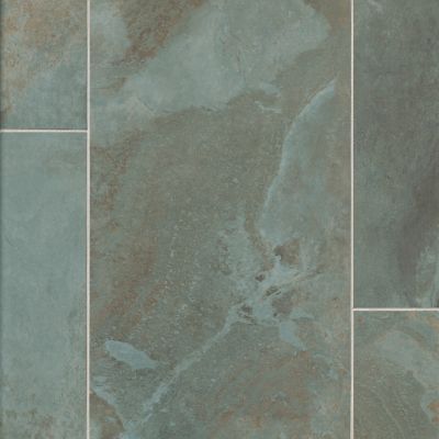 Slate Way Green Porcelain Wall and Floor Tile - 12 x 24 in.