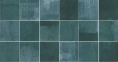 Cool Blue Ceramic Wall Tile - 12 x 24 in.