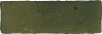 Zellige Dirty Blue Gloss Ceramic Subway Wall and Floor Tile - 2 x