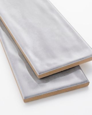 Splendor Grigio Ceramic Subway Wall Tile - 3 x 12 in. - The Tile Shop